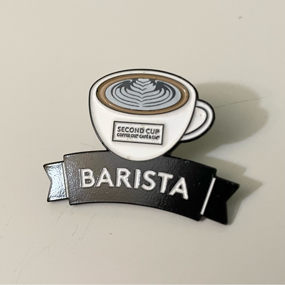 Second Cup Coffee Co Barista Enamel Pin